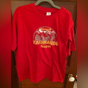 Vintage Kathmandu Everest Nepal Souvenir T-Shirt Size M/L